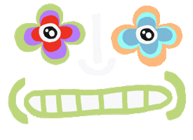 Rainbow Flower Sticker by eielio