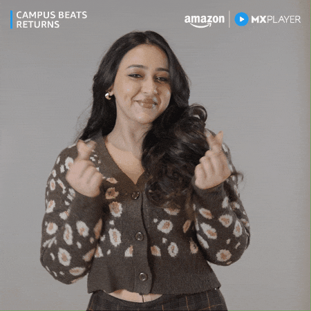 Sending Love Heart Hands GIF by Amazon MX Player
