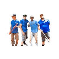 Shoveling Blue Collar Sticker by JC Property Professionals