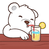 Refreshing Teddy Bear Sticker by BEARISH