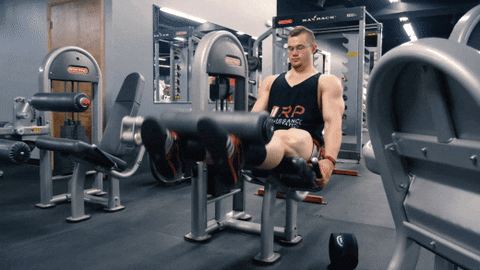 BamBamDoubleBB giphyupload leg extension GIF