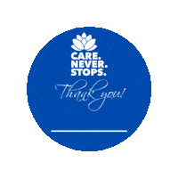 Blue Ribbon Grh Sticker by GrandRiverHospital