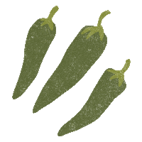 Peppers Sticker by Welyo