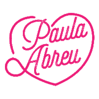 pink logo Sticker by Paula Abreu