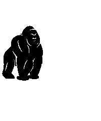 power gorilla Sticker by Paw3r