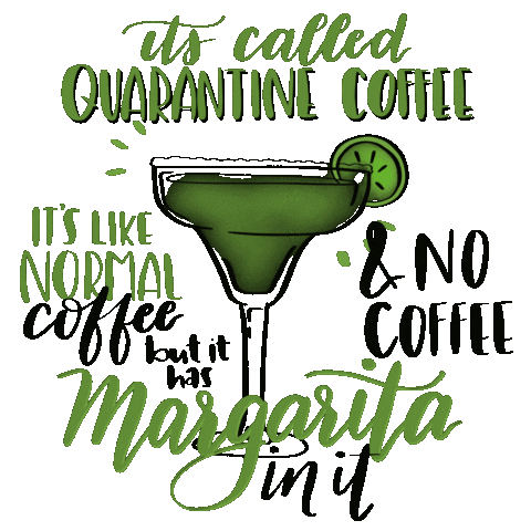 most-steph coffee virtual quarantine happy hour Sticker