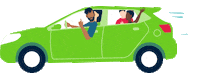 Car Roadtrip Sticker by PARK NOW FR