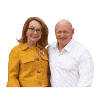 Full Speed Ahead Politics Sticker by Captain Mark Kelly