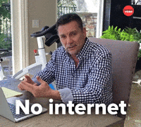 No internet