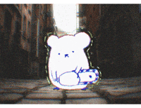 bluepencil39 hamster chainsaw assassin 햄스터 GIF