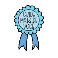 odontoenergy blue selfcare azul odontoenergy Sticker