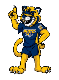 Chase Cougar Sticker by Northeast Iowa Community College