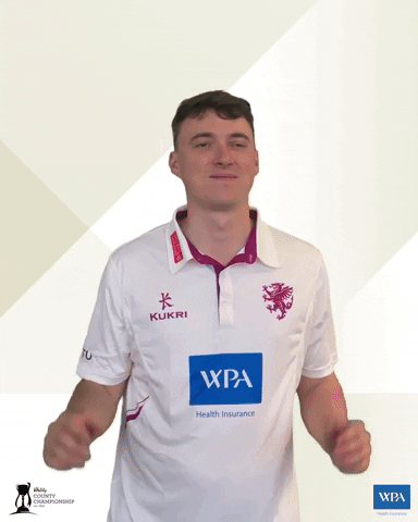 Wpa Shrug GIF by Somerset County Cricket Club