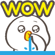 哇 Wow Sticker