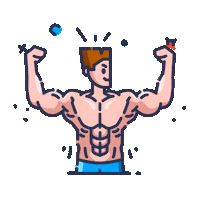 Fitness Academia Sticker by Trakto