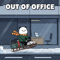 Snow Day Remote Work GIF by Kanpai Pandas