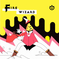 Cheeze_Wizards fire crypto nft magic GIF