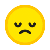 Sad Big Eyes Sticker