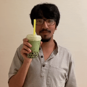 Matcha boba milk tea