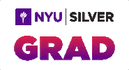 Grad Sticker by NYU Silver