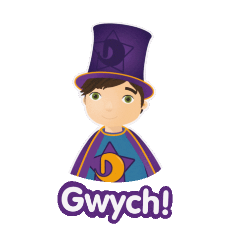 Dewin Gwych Sticker by Mudiad Meithrin