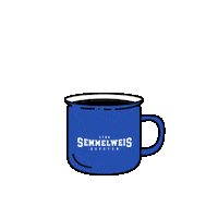 Coffee Mug Sticker by Semmelweis Egyetem