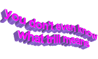 don't even know pink Sticker by AnimatedText
