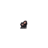 Stop Right There Hold Up Sticker by Ashwin Gane