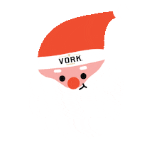 Happy Santa Sticker by Vork Barbier