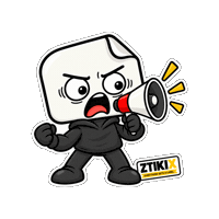 Angry Listen Up Sticker by ZTIKIX