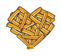 Fries Love Sticker by MccainBrasil