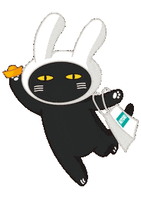 Black Cat Shopping Sticker by Nitori Malaysia