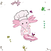 fotofritte food hungry axolot brioches Sticker