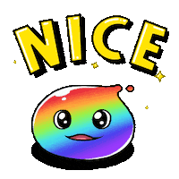 Pleased Rainbow Sticker