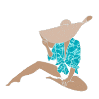 IbizaYachtBooking woman holiday beach sun Sticker