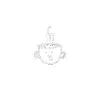 kaffeeundkoepfe coffee tea cafe cup Sticker