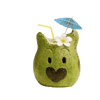 Tagiofficial summer stay hydrated cute cartoon chilling out Sticker