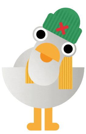 Sea Gull Hat Sticker