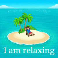 Relax Sitting GIF