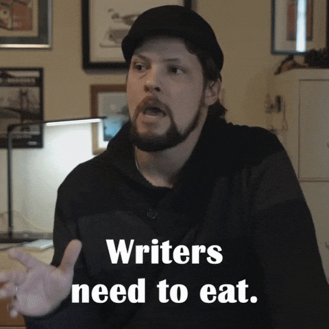 Writer Need To Eat GIF by Cabin 9 Films