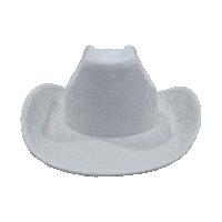 White Hat Sticker Sticker by METACOMEDY