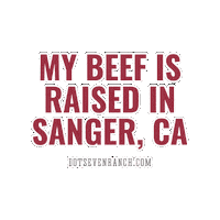 dotsevenranch beef local beef cattle ranch dot seven ranch Sticker
