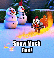 Fun Snow GIF by Zorooster