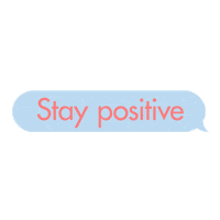 Stay Positive Sticker by Goa Organics