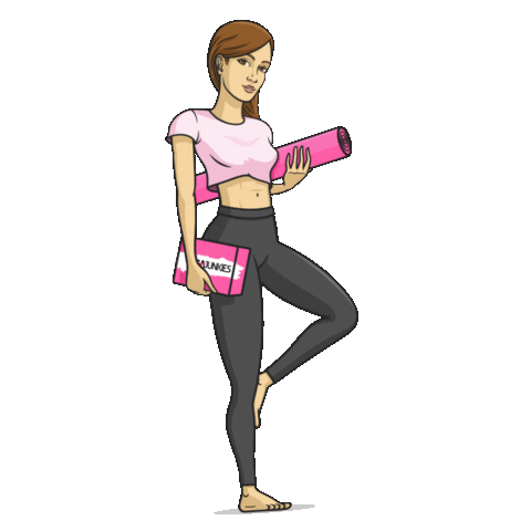 yogajunkies giphyupload fitness team community Sticker