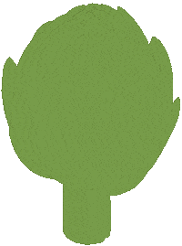 Art Artichoke Sticker