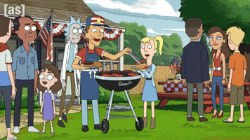 Grilling Rick And Morty GIF by Adult Swim