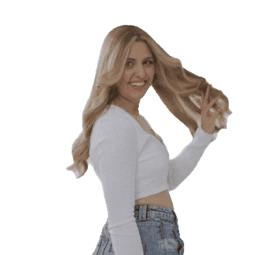 Beauty Hair Flip Sticker by Lusta Hair