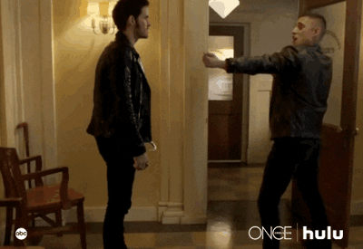once upon a time fight GIF by HULU