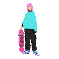 Girl Pink Sticker by KILLBOY